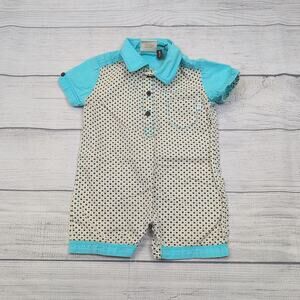 3/6m Fore!! Axel & Hudson Polo Romper
